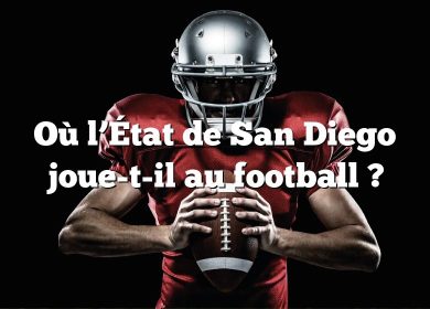 Où l’État de San Diego joue-t-il au football ?